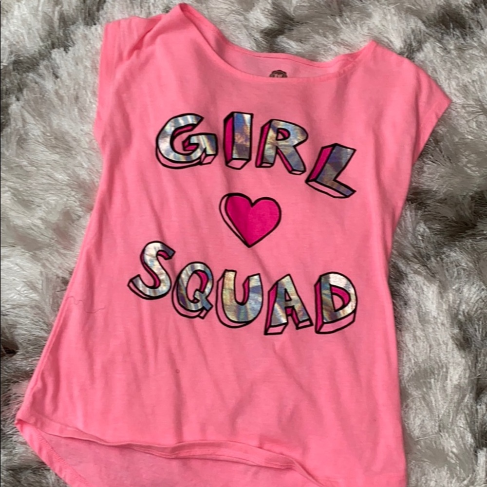 Pink girl squad shirt💕